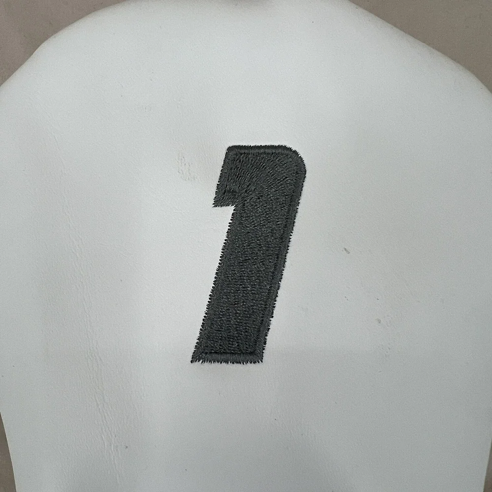Tourmax Womens Driver Golf Club Cover White‎ Gray 1 Wood Lined Protection
